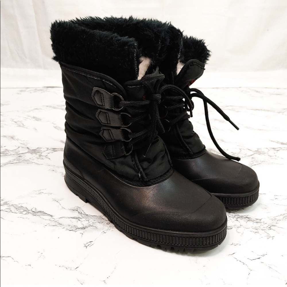 Vintage Black Sorel Winter Boots Haufman Canada